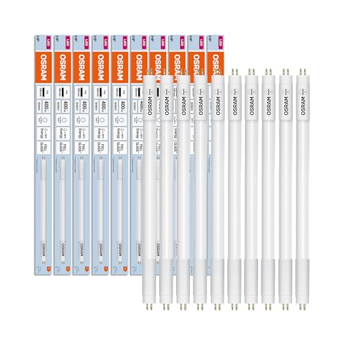 OSRAM LED TUBE T5 HF L8 SHORT 288 mm, lineare LED-Röhre, 4W, 400lm, 4000K, kaltweißes Licht, LED-Ersatz für klassische T5-Leuchtstoffröhren mit G5 Sockel, lange Lebensdauer, energiesparend,10-Pack von Osram