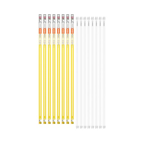 OSRAM LED TUBE T8 38 EM 1050 mm, lineare LED-Röhre, 11,6W, 1260lm, 3000K, warmweißes Licht, LED-Ersatz für T8-Leuchtstoffröhren mit G13-Sockel, lange Lebensdauer, geringer Energieverbrauch,8-Pack von Osram