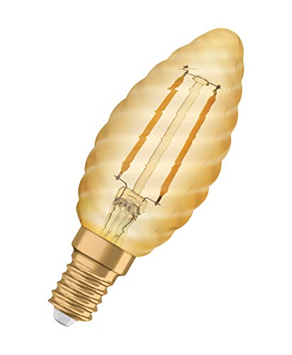 OSRAM LED Vintage Edition 1906, Sockel: E14, Nicht Dimmbar, Warmweiß, Filament Gold von Osram