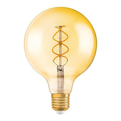 OSRAM LED Vintage Edition 1906, Sockel: E27, Dimmbar, Warmweiß, Filament Gold von Osram