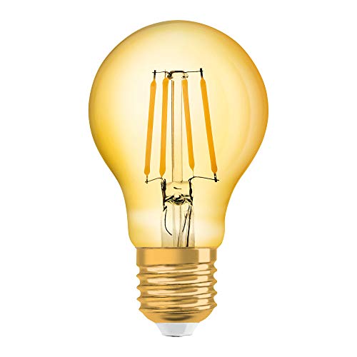 OSRAM LED Vintage Edition 1906, Sockel: E27, Nicht Dimmbar, Warmweiß, Filament Gold von Osram