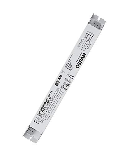 OSRAM Lamps OSRAM elektronisches Vorschaltgerät (EVG), QUICKTRONIC FIT 8, EVG LL/KLL non-DIM, QT-FIT8 1X58-70/220-240 HFMN-158-70O#1#JAM, Weiß von Osram