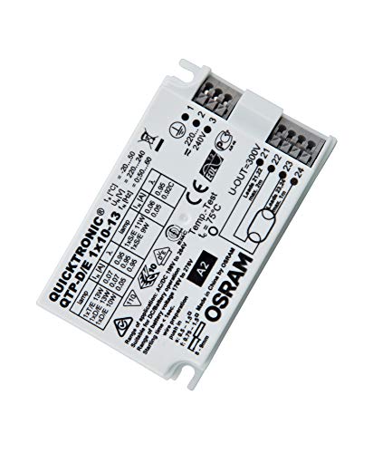 OSRAM Lamps elektronisches Vorschaltgerät (EVG), QUICKTRONIC PROFESSIONAL M, EVG LL/KLL non-DIM, QTP-D/E 1X10-13/220-240, weiß, 4008321181572 von Osram