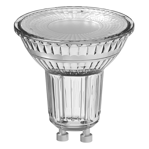 OSRAM PAR16 LED Reflektorlampe mit GU10 Sockel, Kaltweiss (4000K), Glas Spot, 4.3W, Ersatz für 30W-Reflektorlampe, LED STAR PAR16, Kaltweiß von Osram