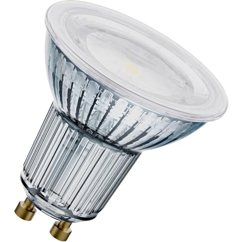 OSRAM PAR16 LED Reflektorlampe mit GU10 Sockel, Kaltweiss (4000K), Glas Spot, 6.9W, Ersatz für 80W-Reflektorlampe, LED STAR PAR16 von Osram