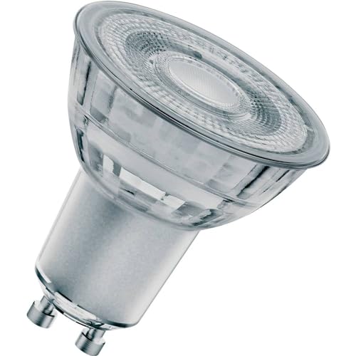 OSRAM STAR+ Dimmbare PAR16 LED Reflektorlampe mit GU10 Sockel, Warmweiss (2200K bis 2700K) mit GlowDIM-Effekt, 4.50W, Glas Spot, Ersatz für 50W-Reflektorlampe, LED SUPERSTAR PAR16 GLOWdim von Osram