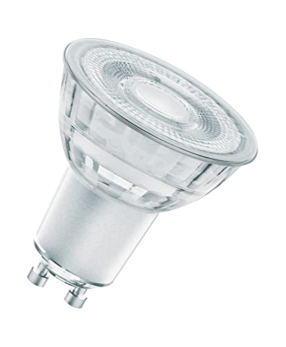 OSRAM STAR+ Dimmbare PAR16 LED Reflektorlampe mit GU10 Sockel, Warmweiss (2700K), 4.50W, 3-stufig dimmbar per Klick, Glas Spot, Ersatz für 50W-Reflektorlampe, LED THREE STEP DIM PAR16 von Osram