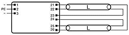 OSRAM elektronisches Vorschaltgerät (EVG), QUICKTRONIC FIT 8, EVG LL/KLL non-DIM, QT-FIT8 2X58/220-240 von Osram