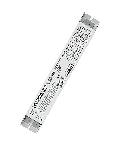 OSRAM elektronisches Vorschaltgerät (EVG), QUICKTRONIC FIT 8, EVG LL/KLL non-DIM, QT-FIT8 3X18,4X18/220-240, Weiß, 1 Stück (1er Pack) von Osram