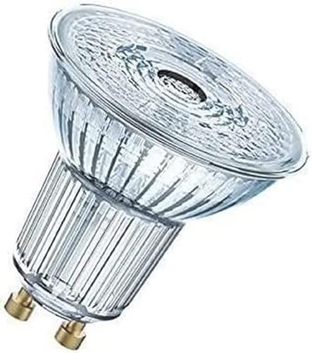 Osram LED Base PAR16 Reflektorlampe, mit GU10-Sockel, nicht dimmbar, Ersetzt 50 Watt, 36° Ausstrahlungswinkel, Kaltweiß - Kelvin, 10er-Pack von Osram