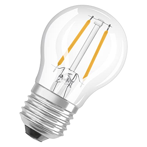 OSRAM Superstar dimmbare LED-Lampe mit besonders hoher Farbwiedergabe (CRI90) für E27-Sockel, Filament-Optik ,Kaltweiß (4000K), 470 Lumen, Ersatz für herkömmliche 40W-Leuchtmittel, dimmbar, 1-er Pack von Osram