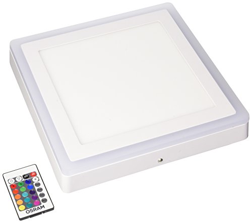 Osram LED Wand- und Deckenleuchte, Leuchte für Innenanwendungen, Warmweiß, 300,0 mm x 300,0 mm x 45,0 mm, LED Color und White von Osram