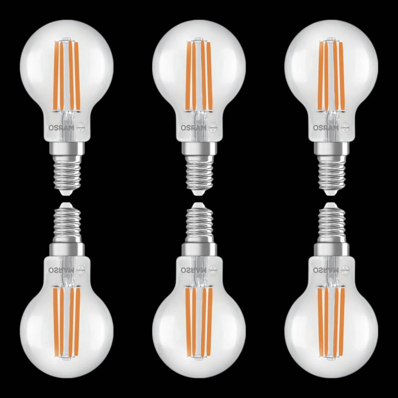 Osram Led Leuchtmittel Tropfen E14 38 W 2700 K 806lm Ersatzleuchtmittel 6 Stück B-Ware von OSRAM