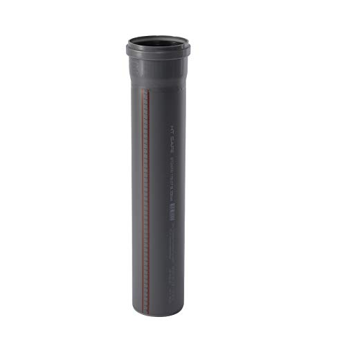 Ostendorf HTsafe HT-Rohr mit Muffe DN 110 mm 1000 mm, Grau, dn 110 x 1000 mm Ostendorf HTsafe HT-Rohr mit Muffe DN 110 mm 1000 mm, Grau, dn 110 x 1000 mm von Ostendorf