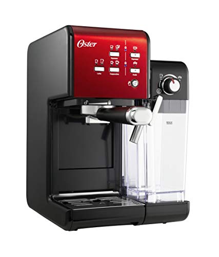 OSTER Prima Latte II Espressomaschine mit Milchaufel, rot, 0 Stück von Oster