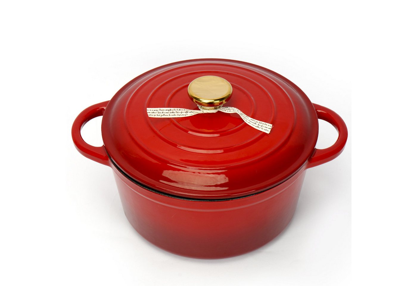 OSTWOLKE Bräter Gusseisen Topf emaillierte Bräter Gusseisentopf Schmortopf mit Deckel, Backofengeeignet Induktionsgeeignet Zum Braten, Schmoren, Kochen OSTWOLKE Bräter Gusseisen Topf emaillierte Bräter Gusseisentopf Schmortopf mit Deckel, Backofengeeignet Induktionsgeeignet Zum Braten, Schmoren, Kochen von OSTWOLKE