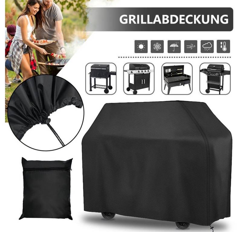 OSTWOLKE Grillabdeckhaube Gasgrill Abdeckung Grillabdeckhaube BBQ Schutzhülle Regenschutz Haube von OSTWOLKE