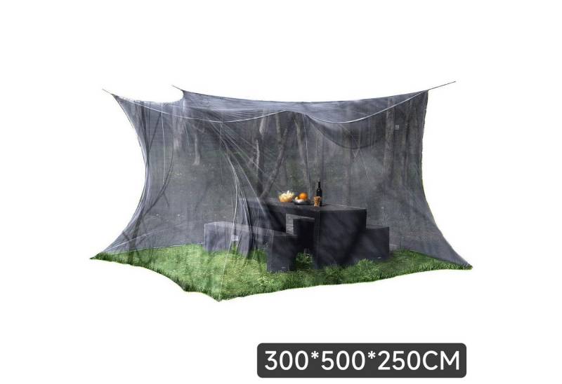 OSTWOLKE Moskitonetz für Außen Gartenhof 300 x 500 x 250 cm 256 Mesh von OSTWOLKE