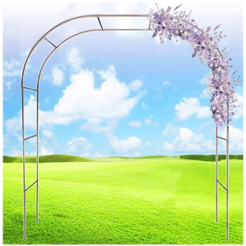 OSUKI Rosenbogen Aus Metall Garten Torbogen Rankgitter Rosenhilfe Torbogen Pergola Spalier Edelstahl-Gartenbogen Wetterfest (Size : 350 * 240cm/138 * 94in), 2786349794 von OSUKI