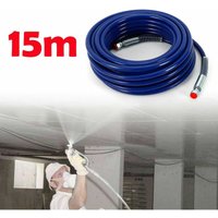 Neu 3300PSI 1/4'' Airless Farbspritzpistole Hochdruckschlauch für Airless-Spritzgeräte Set Schlauch Farbschlauch 15m dhl von OSUPER