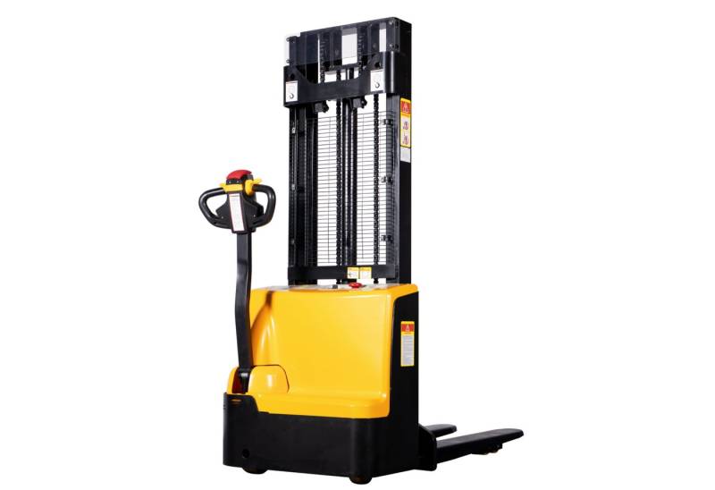 OSWALD Transportgeräte Gabelhubwagen Deichselstapler DS1535 1,5 t - 3,5 m Hubhöhe Elektrostapler von OSWALD Transportgeräte
