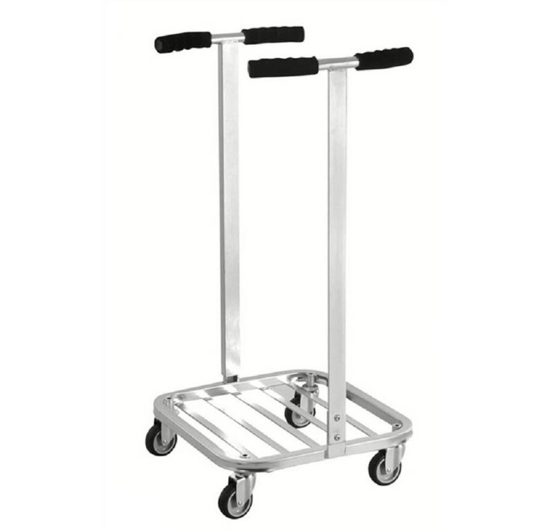 OSWALD Transportgeräte Transportwagen ESD-Müllsackständer 4 Rollen 500 x 450 x 900 mm - für 125 Liter Säcke, (NK3025-ESD), Elektrolytisch verzinkt, Rutschhemmende Sackhalter von OSWALD Transportgeräte