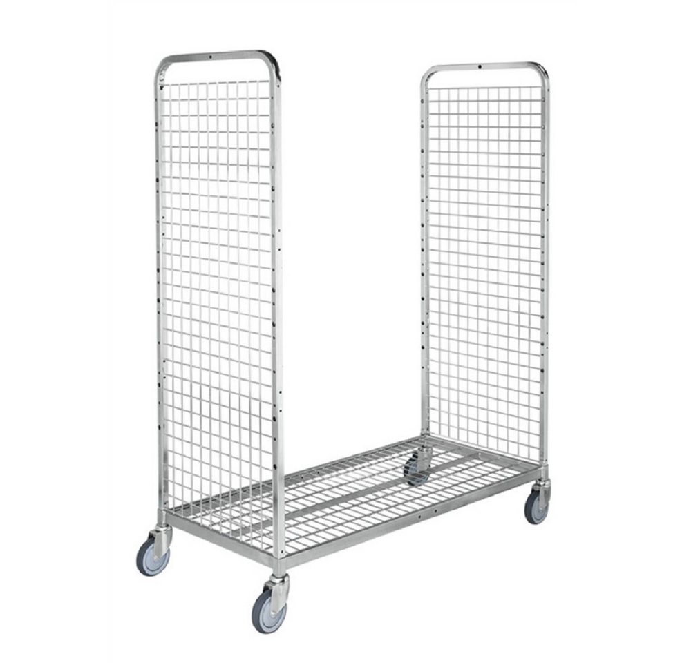 OSWALD Transportgeräte Transportwagen Kommissionierwagen Modul 3000, 300 kg, 1.300 x 625 x 1.230 - verzinkt, (NK300-M12B), Stabile Vierkant-Rohr Konstruktion, Elektrolytisch verzinkt von OSWALD Transportgeräte