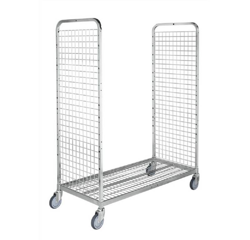 OSWALD Transportgeräte Transportwagen Kommissionierwagen Modul 3000, 300 kg, 900 x 625 x 1.230 mm - verzinkt, (NK300-S12B), Stabile Vierkant-Rohr Konstruktion, Elektrolytisch verzinkt von OSWALD Transportgeräte