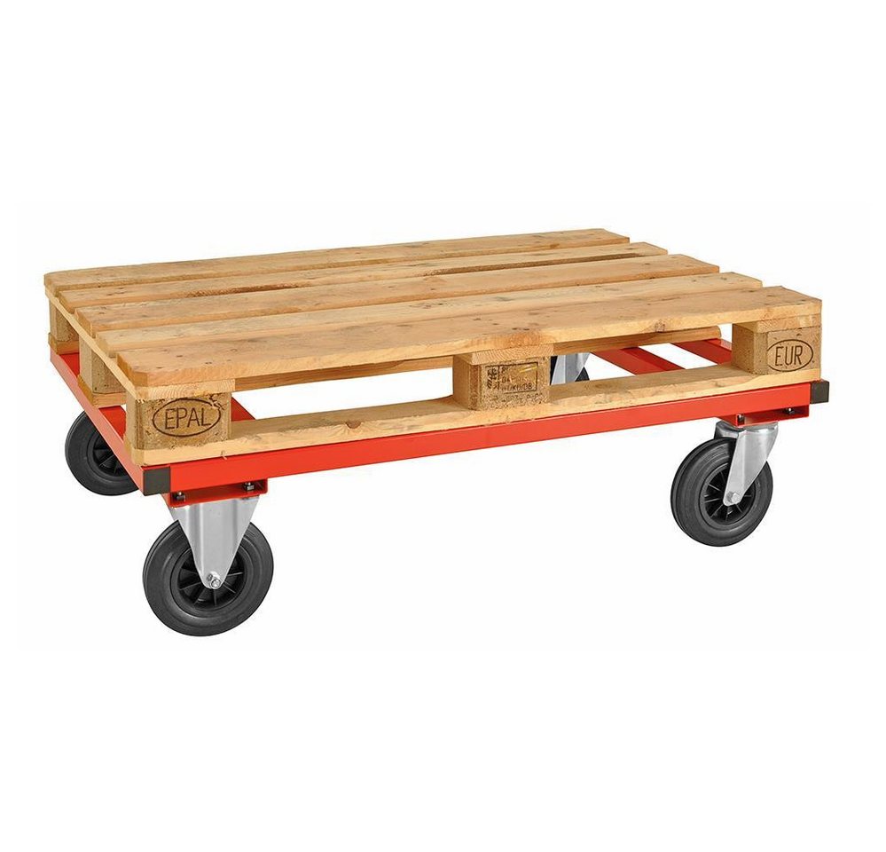 OSWALD Transportgeräte Transportwagen Paletten-Fahrgestell, niedrig, 1.200 x 800 x 305 mm, 800 kg - rot, (NK217B), Pulverlackiert, passend für EUR Paletten 1.200 x 800 mm OSWALD Transportgeräte Transportwagen Paletten-Fahrgestell, niedrig, 1.200 x 800 x 305 mm, 800 kg - rot, (NK217B), Pulverlackiert, passend für EUR Paletten 1.200 x 800 mm von OSWALD Transportgeräte