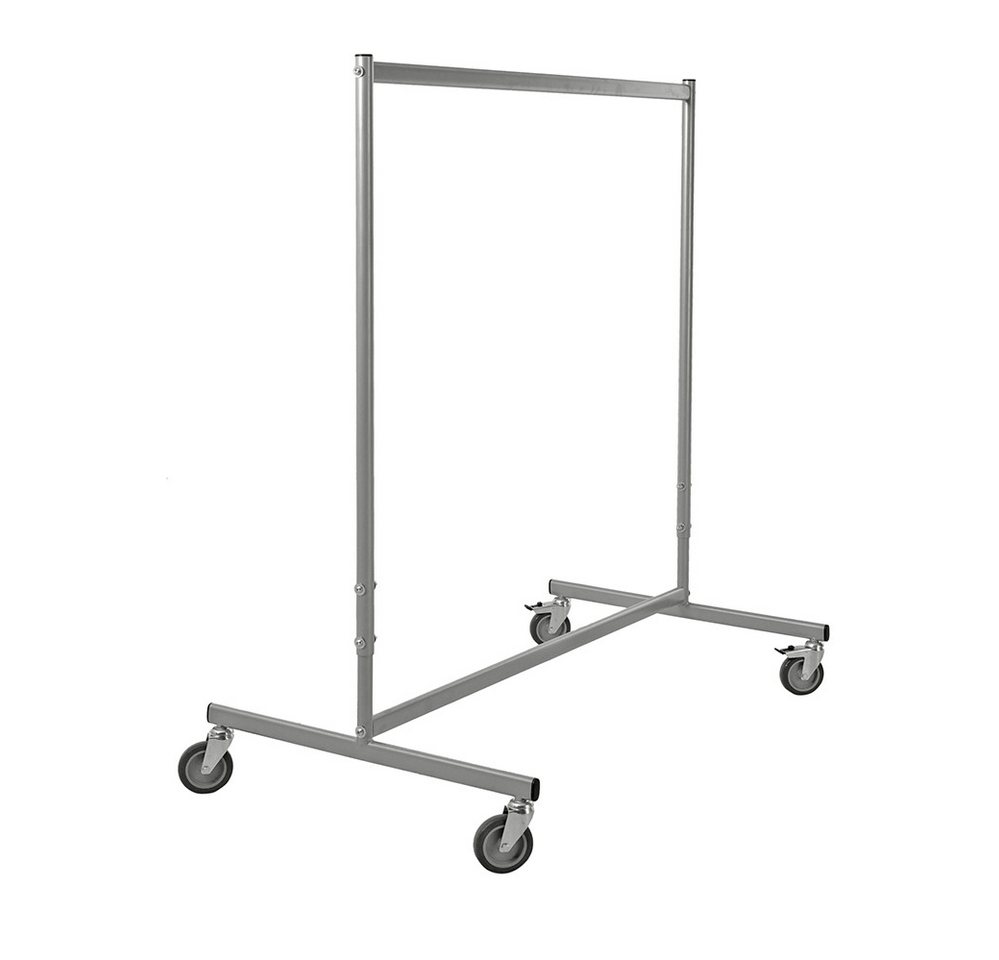 OSWALD Transportgeräte Transportwagen Rollgarderobe Kleiderständer, höhenverstellbar 1.180 x 710 x 1.820 mm, höhenverstellbar von OSWALD Transportgeräte