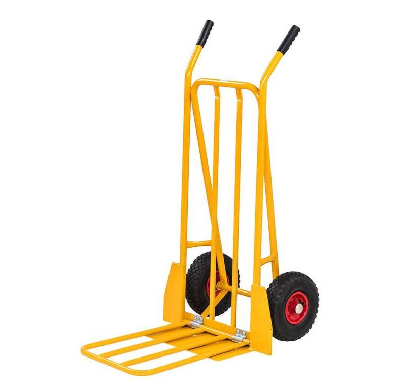 OSWALD Transportgeräte Transportwagen Sackkarre 250 kg, klappbarer Ladebügel, Luftreifen, (NK104) von OSWALD Transportgeräte