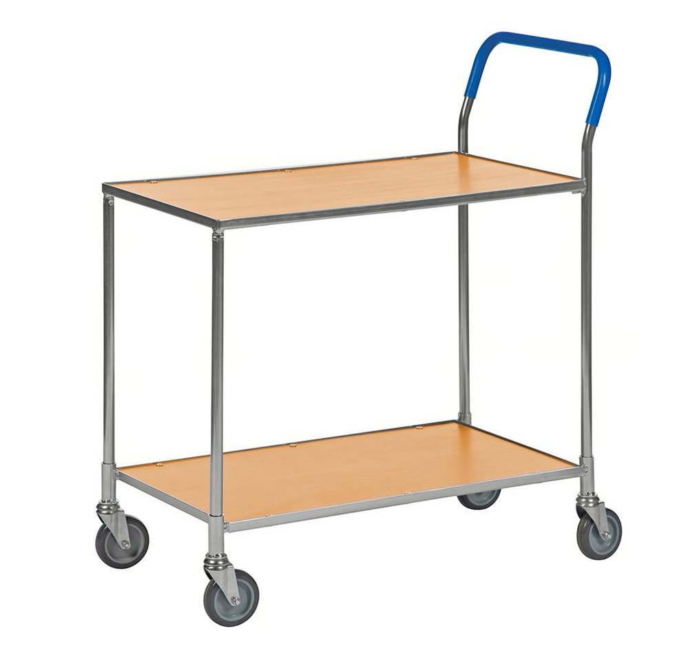 OSWALD Transportgeräte Transportwagen Tischwagen mit 2 Böden 850 x 435 mm, elektrolytisch verzinkt - Buche, (NK1720-BOB), Elektrolytisch verzinkt mit melaminbeschichteten Böden OSWALD Transportgeräte Transportwagen Tischwagen mit 2 Böden 850 x 435 mm, elektrolytisch verzinkt - Buche, (NK1720-BOB), Elektrolytisch verzinkt mit melaminbeschichteten Böden von OSWALD Transportgeräte