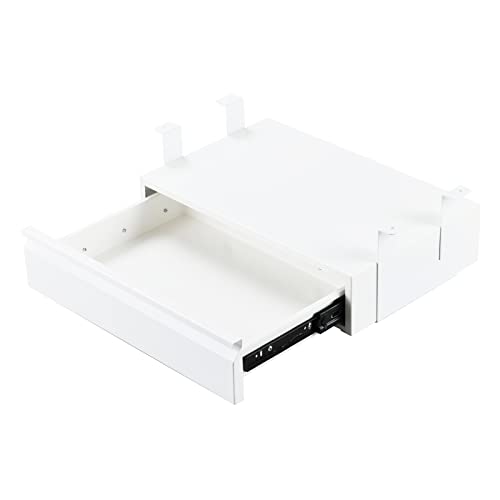 OSteed Metallschublade unter dem Schreibtisch, 45.7 cm, Weiß, Aufbewahrungs-Organizer, montiert unter Holztisch oder Werkbank mit einer max. 5.1 cm langen Querstange OSteed Metallschublade unter dem Schreibtisch, 45.7 cm, Weiß, Aufbewahrungs-Organizer, montiert unter Holztisch oder Werkbank mit einer max. 5.1 cm langen Querstange von OSteed