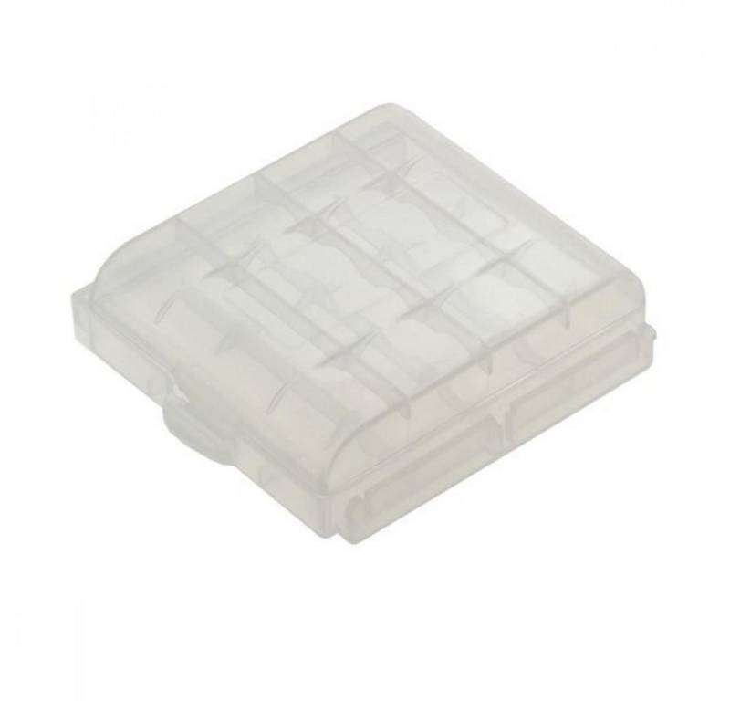 OTB Batteriebox Transportbox für bis zu 4 Mignon (AA) / Micro (AAA) Batterien - Farbe: von OTB