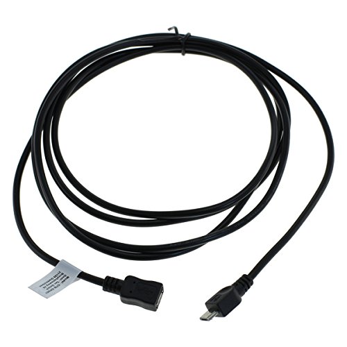 OTB Datenkabel Micro-USB - Verlängerungskabel (5-adrig) - 2,0m - schwarz von OTB