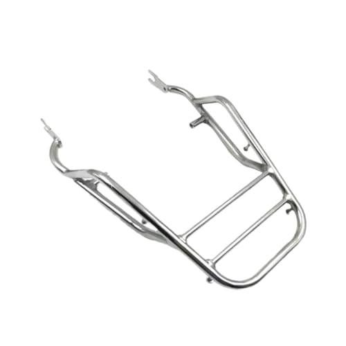 OTBEHUWJ Motorrad Gepäckhalterung Motorrad Hinten Gepäck Rack Träger Regal Für W400 W650 W800(Silber) von OTBEHUWJ