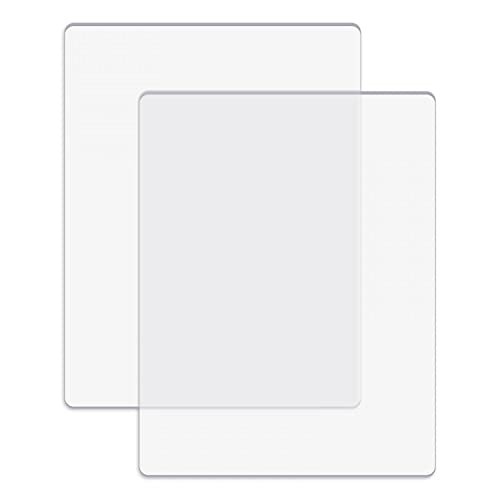 2 Stück/1 Paar Standard-Schneidepads für Stanzmaschine; transparente Polycarbonat-Kunststoff-Schneideplatten, Schneidpads, Stanzplatten, 22,5 x 15,5 x 0,3 cm von OTCRAFT