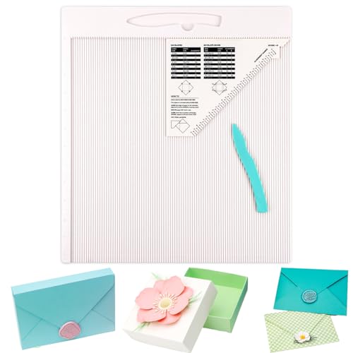 OTCRAFT 30,5 x 30,5 cm Scoring Board für die Herstellung von Umschlägen/Umschlägen/Geschenkbox; große Mehrzweck-Punktebrett mit Knochenordner und Dreiecksführung; Umschlagmacher-Ritzwerkzeug OTCRAFT 30,5 x 30,5 cm Scoring Board für die Herstellung von Umschlägen/Umschlägen/Geschenkbox; große Mehrzweck-Punktebrett mit Knochenordner und Dreiecksführung; Umschlagmacher-Ritzwerkzeug von OTCRAFT