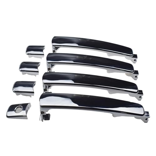 OTDQS Auto Vorne Hinten Links Rechts Außentürgriff Chrom Für Nissan Für Rogue Für Infiniti FX35 80640-CA012 80645-CA000 Ersatz(4PCS Door Handles) von OTDQS