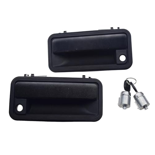 OTDQS Front Außentür Griff Mit Schloss Zylinder Set Für Chevy C1500 C2500 K2500 C2500 C3500 12546858 15032305 15032306 Ersatz von OTDQS