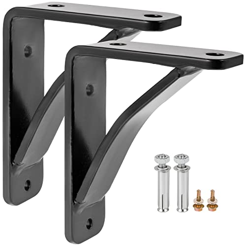 2 Packung Heavy Duty Regal Brackets Floating Regal Bracket 4x5x1.5 "450LBS Laden Garage Workshop Home Dreieck-Regal-Unterstützung,Effiziente Ausrüstung von OTENC