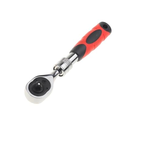 72 Zähne Drehmoment Ratsche Schraubenschlüssel 1/2 "3/8" 1/4 "Teleskop-Sockelschlüssel for Autoauto-Reparaturwerkzeug,Langlebig(6.35mm) von OTENC