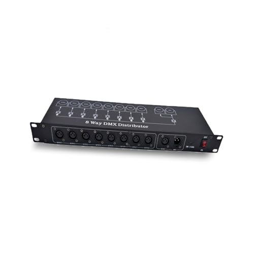 DMX-Controller 8CH DMX Splitter DMX512 Licht Bühne Lichter Signal Verstärker Splitter 8 Weg DMX Distributor für Vielseitigkeit DMX-Controller 8CH DMX Splitter DMX512 Licht Bühne Lichter Signal Verstärker Splitter 8 Weg DMX Distributor für Vielseitigkeit von OTENC