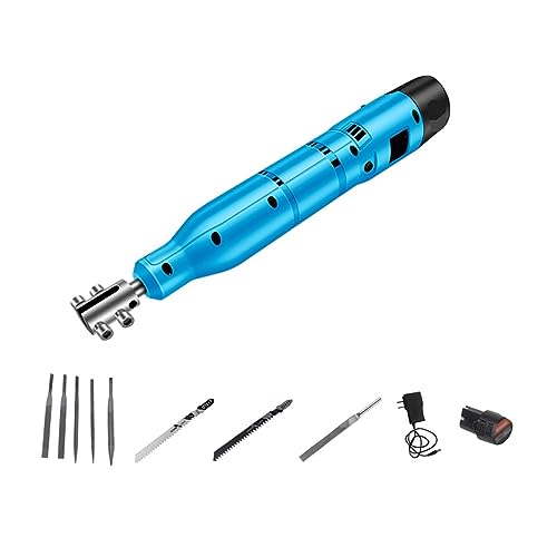 Druckluftsäge Elektrische Kleine Datei Kolben Metall Schleifen Werkzeug Reiben Eisen Falsche Messer Maschine Stossen Stahl Holzbearbeitung(20Pcs Sandpaper) von OTENC