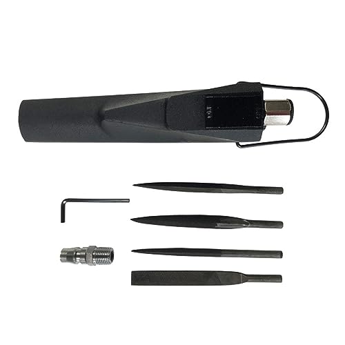 Druckluftsäge Luftfeile mit 4 Arten von Feilen, 3700 U/min, pneumatisches Multifunktions-Luftfeilen-Miniwerkzeug hin- und hergehendem Körper von OTENC