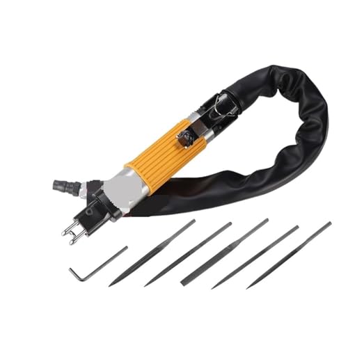 Druckluftsäge Pneumatische Feilen-Luftsägen-Schleifmaschine, 10-mm-Hub-Reziprok-Feilen-Luftsägen-Einzel-/Doppelnutzungs-Trimmen(Single Use A) von OTENC