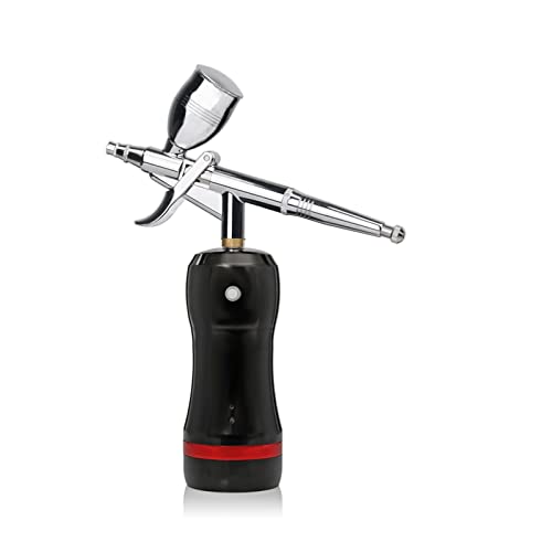 Farbsprühgerät, Professionelle Mini-Airbrush mit Kompressor-Maßstab-Modellen Luftpumpe Sunless Bräunung Sprühfarbe Kolben Barber Tattoo Pneumatisches Werkzeug,Gleichmäßiges Sprühen(Part A Black) Farbsprühgerät, Professionelle Mini-Airbrush mit Kompressor-Maßstab-Modellen Luftpumpe Sunless Bräunung Sprühfarbe Kolben Barber Tattoo Pneumatisches Werkzeug,Gleichmäßiges Sprühen(Part A Black) von OTENC