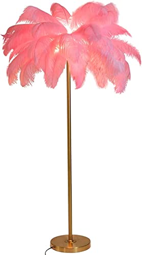 Federlampe, 1.6M Feather Stehlampe for Wohnzimmer, moderne Stehlampe mit 3 Farben dimmbar, LED-Stehlampe Romantisches Wohnzimmer/Schlafzimmer LED-Licht für Wohnzimmer von OTENC
