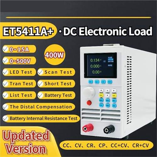 Funktionsgenerator, DC Elektronische Last Programmierbare ET5410A + ET5420A + USB Netzteil 500V40A 400W Digital Last Batterie Tester(ET5411A upgradation) von OTENC