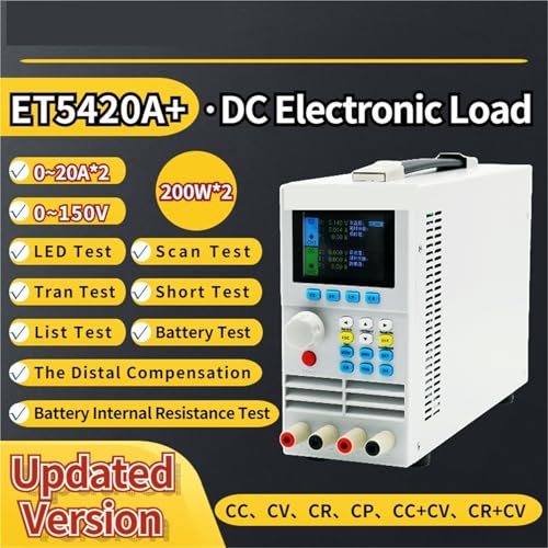 Funktionsgenerator, DC Elektronische Last Programmierbare ET5410A + ET5420A + USB Netzteil 500V40A 400W Digital Last Batterie Tester(ET5420A upgradation) von OTENC